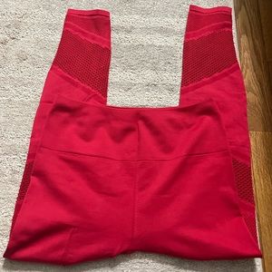 Fabletics red leggings